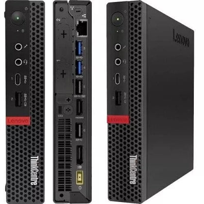 Lenovo Desktop Lenovo ThinkCentre M920Q Tiny, i5-8500T 3.5 Ghz 6C, 256 SSD, 8 GB, Win 11 Pro (A)