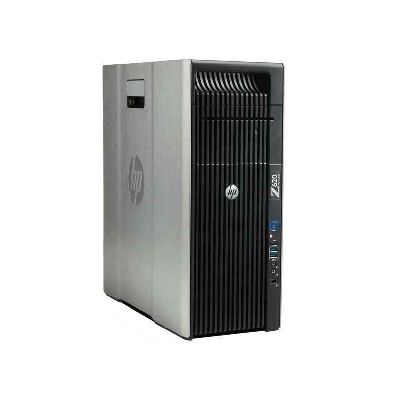 HP Desktop 16 GB / Nvidia Quadro K4000 3GB GDDR5 / Ricondizionato A HP WORKSTATION Z620, 2x E5-2630 2.0 Ghz, 1 TB, 80 GB, Quadro K4000, Win 10 Pro (A)